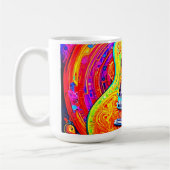 PSYCHEDELISCHE GITARRE KAFFEETASSE (Links)