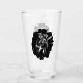 Psychedelische Gitarren-Eichhörnchen - Lustiger Vi Glas (Vorderseite)