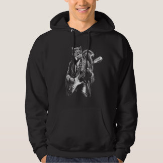 Psychedelische Gitarren-Eichhörnchen - Lustiger Vi Hoodie
