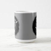 Psychedelische Gitarren-Eichhörnchen - Lustiger Vi Kaffeetasse (Mittel)