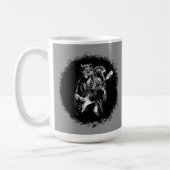 Psychedelische Gitarren-Eichhörnchen - Lustiger Vi Kaffeetasse (Links)
