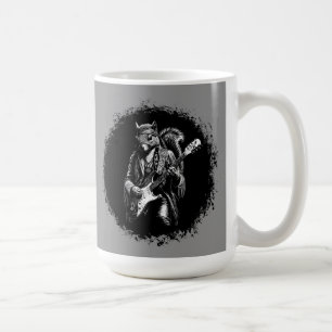 Psychedelische Gitarren-Eichhörnchen - Lustiger Vi Kaffeetasse