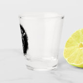 Psychedelische Gitarren-Eichhörnchen - Lustiger Vi Schnapsglas (Rechts)