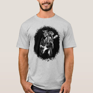 Psychedelische Gitarren-Eichhörnchen - Lustiger Vi T-Shirt