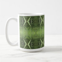 Psychedelische Gras-Grün-Tasse