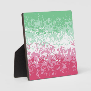 Psychedelische Groovy Abstrakte Abrosexuelle Pride Fotoplatte
