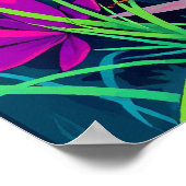 Psychedelische Guinea Schwein - Pop Art Pet Portra Poster (Ecke)