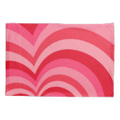 Psychedelische Herzkalligraphie Skriptnamen Pinks Kissenbezug (Rückseite)