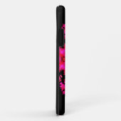 Psychedelische Hippie-Blume Rosa und Schwarz Case-Mate iPhone Hülle (Hinten/Rechts)