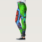 Psychedelische Hippie-Leggings Leggings (Links)