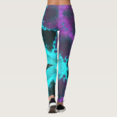 Psychedelische Hippie-Leggings Leggings (Rückseite)