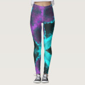 Psychedelische Hippie-Leggings Leggings (Vorderseite)
