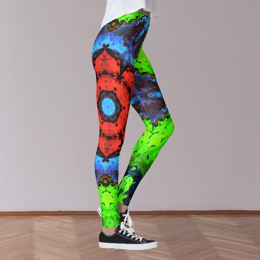 Psychedelische Hippie-Leggings Leggings