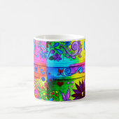 psychedelische Kaffee-Tasse des Hippie Kaffeetasse (Mittel)