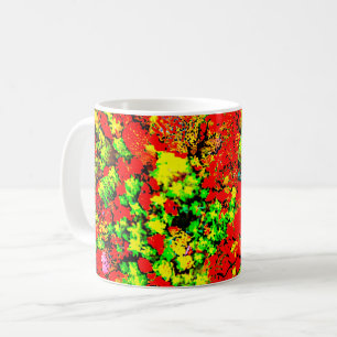 psychedelische Kaffeetasse