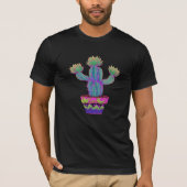 Psychedelische Kaktus T-Shirt (Vorderseite)