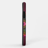 Psychedelische Kaleidoskop-Blume grün und rosa Case-Mate iPhone Hülle (Hinten/Rechts)