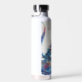 Psychedelische Katze Kupfer Vakuum isolierte Flasc Trinkflasche (Rechts)