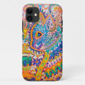 Psychedelische Katze, Louis Wain Case-Mate iPhone Hülle (Rückseite)