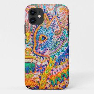 Psychedelische Katze, Louis Wain Case-Mate iPhone Hülle