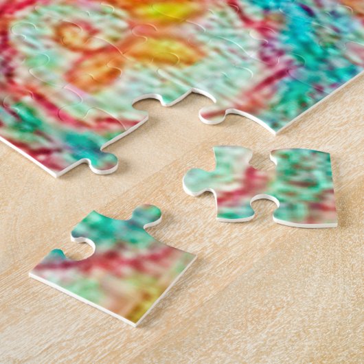 Psychedelische Katze, Louis Wain Puzzle (Seite)