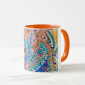 Psychedelische Katze, Louis-Wain-Tasse Tasse (VorderseiteRechts)