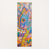 Psychedelische Katze, Louis Wain Yogamatte (Vorderseite)
