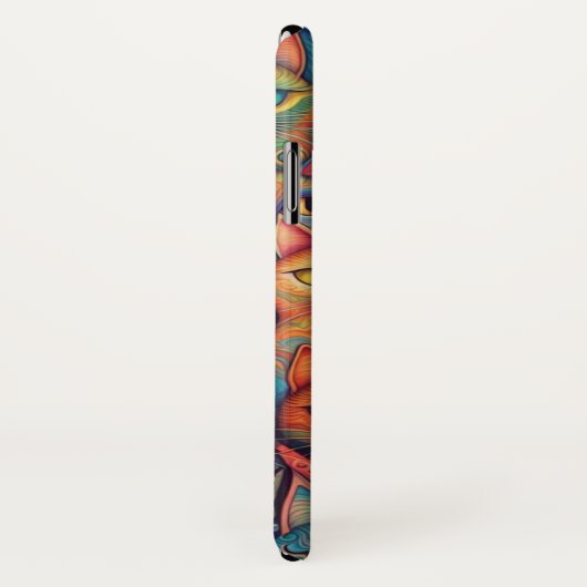 Psychedelische Katzen. Hippy, Bohemisch, BoHo Case-Mate iPhone Hülle (Hinten/Rechts)