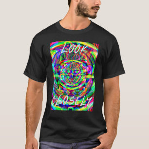 Psychedelische Katzen Oversized T-Shirt