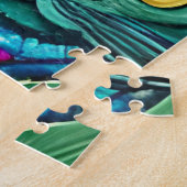 Psychedelische Katzen Puzzle (Seite)