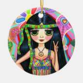 Psychedelische Keramikornament (Vorne)