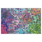 Psychedelische kleine bunte Würfel Stoff (Yard (91,4 cm))