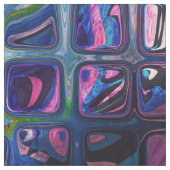 Psychedelische kleine bunte Würfel Stoff (Muster)