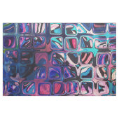 Psychedelische kleine bunte Würfel Stoff (Fat Quarter (45,7 x 55,9 cm))