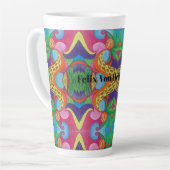 Psychedelische Kokosnuss Milchtasse (Linke Ecke)
