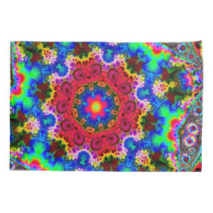 Psychedelische kosmische Fraktal-Kunst Kissenbezug