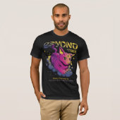 Psychedelische Kosmische Katze - Beyond Time T-Shi T-Shirt (Vorne ganz)