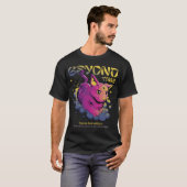 Psychedelische Kosmische Katze - Beyond Time Tee (Vorne ganz)