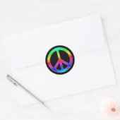Psychedelische Krawatte-Dye Peace Sign Stickers (S (Umschlag)