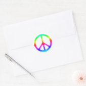 Psychedelische Krawatte-Dye Peace Sign Stickers (w (Umschlag)
