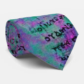 Psychedelische Krawatte P52 - dunkler (Gerollt)