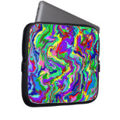 Psychedelische Krawatten-Laptop-Tasche Laptopschutzhülle (Vorne Rechts)