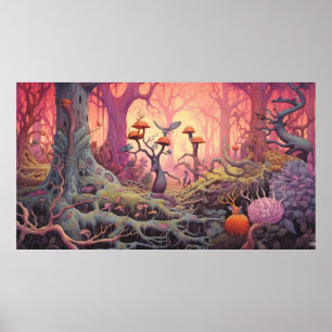 Psychedelische Kreatur Poster