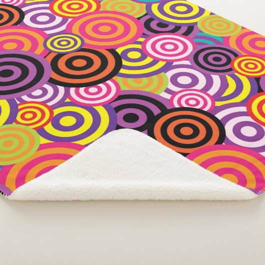 psychedelische Kreisdecke Sherpadecke (3/4)