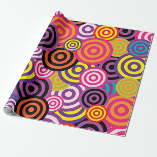 psychedelische Kreise Geschenkpapier