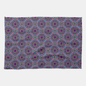 Psychedelische Kreise Geschirrtuch (Horizontal)