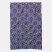 Psychedelische Kreise Geschirrtuch (Vertikal)