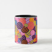 psychedelische Kreise Kaffeetasse (Zentrum)