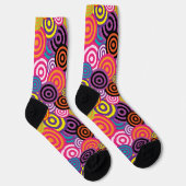 psychedelische Kreise Socken (Rechts)