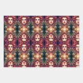 Psychedelische Kriegerfrau Geschenkpapier Set (Vorderseite 3)